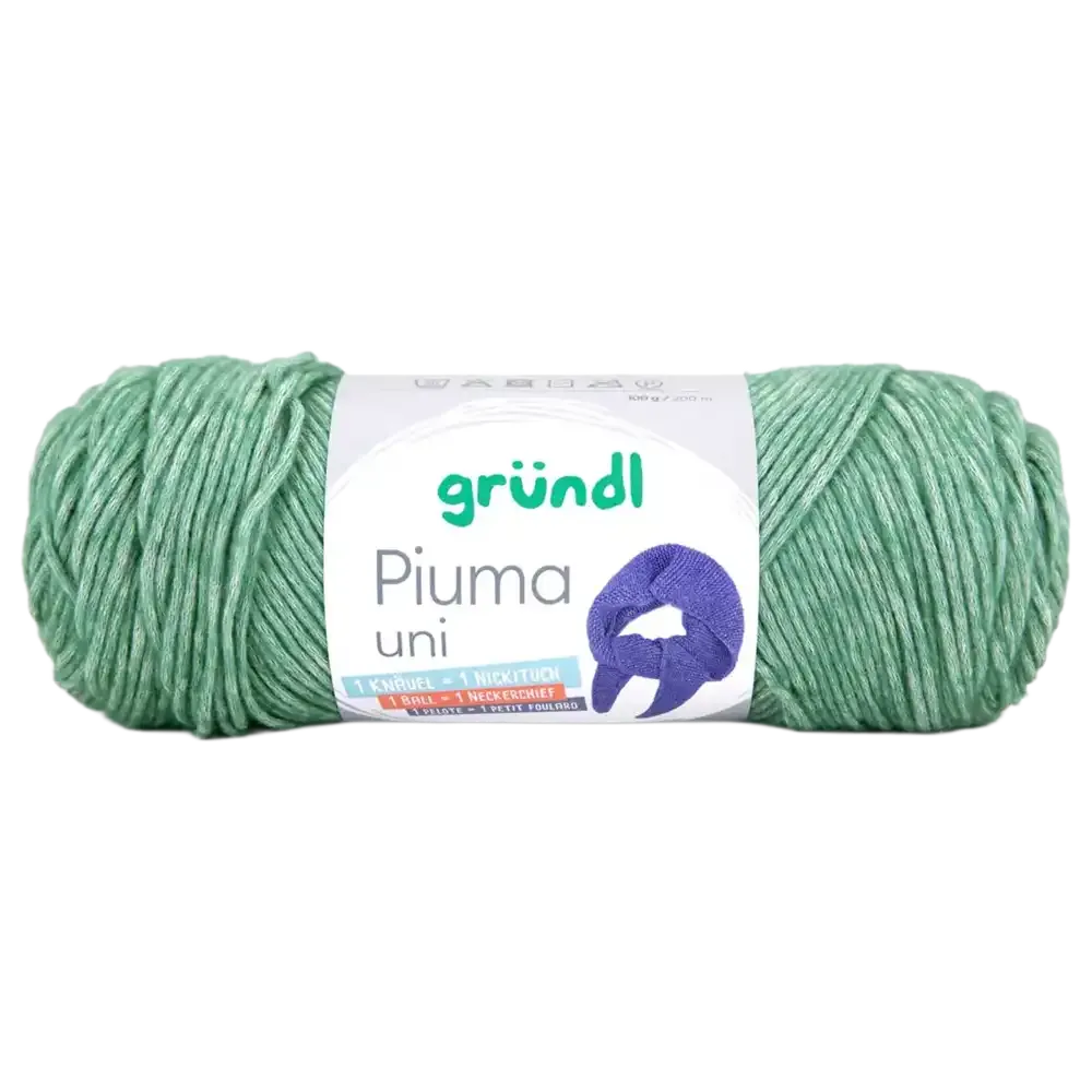 #Farbe_Gründl Piuma Uni | 17 Eukalyptus