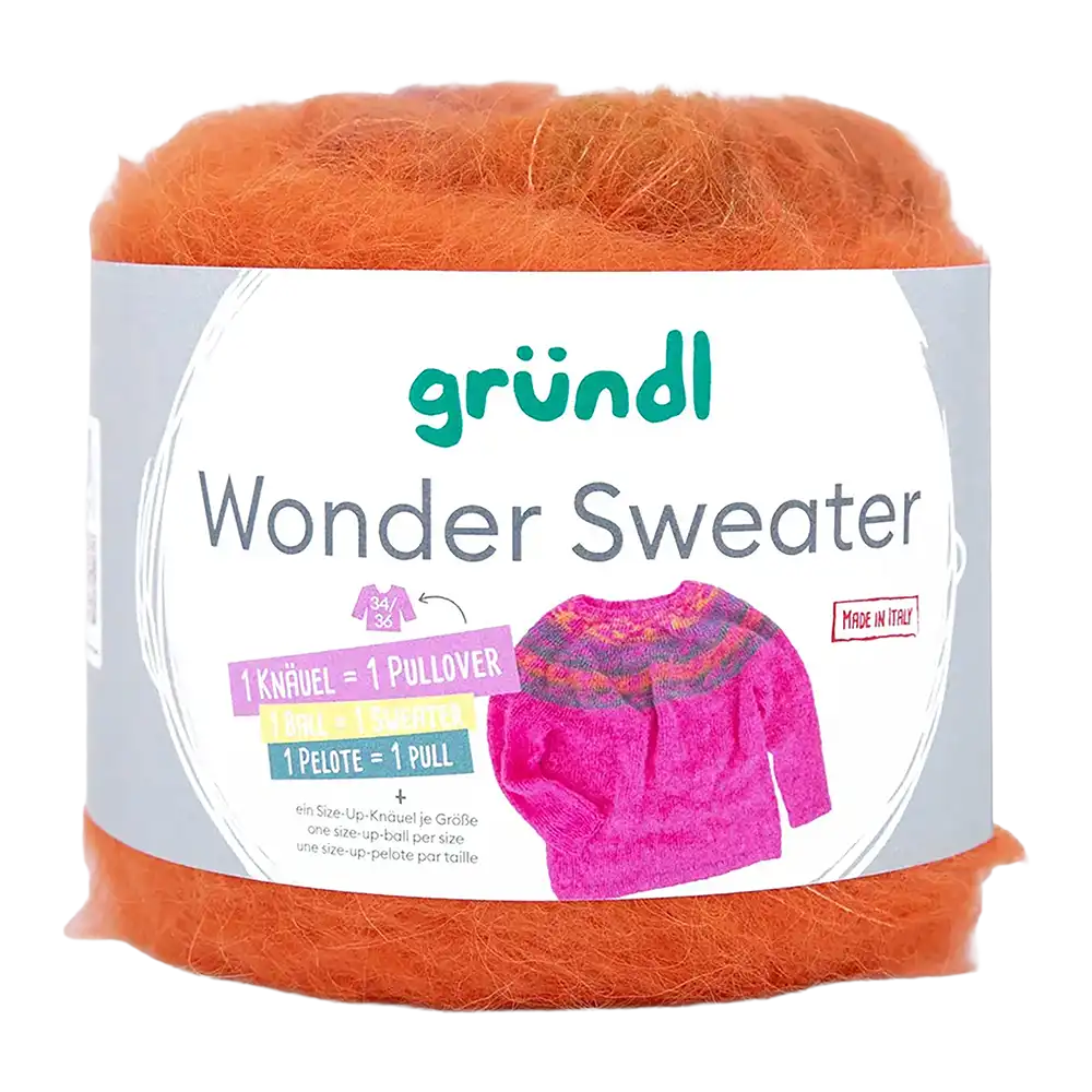 #Farbe_Gründl Wonder Sweater | 07 Orange