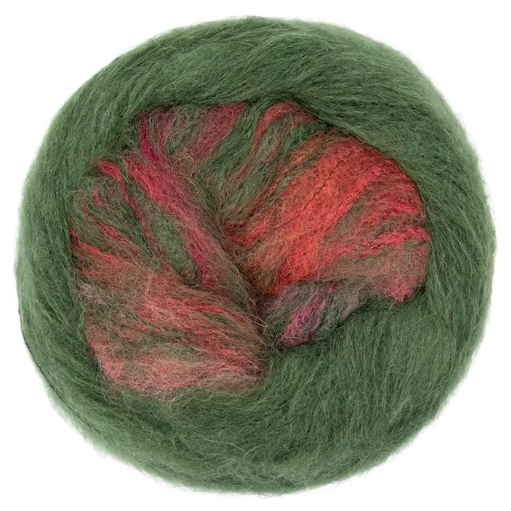 #Farbe_Gründl Wonder Sweater | 08 Waldgrün-Mandarine-Koralle-Rosa