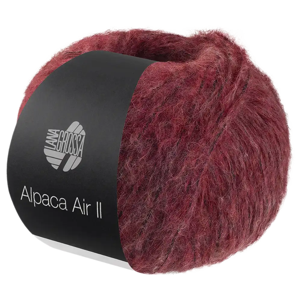 #Farbe_Lana Grossa Alpaca Air II | 37 Burgund
