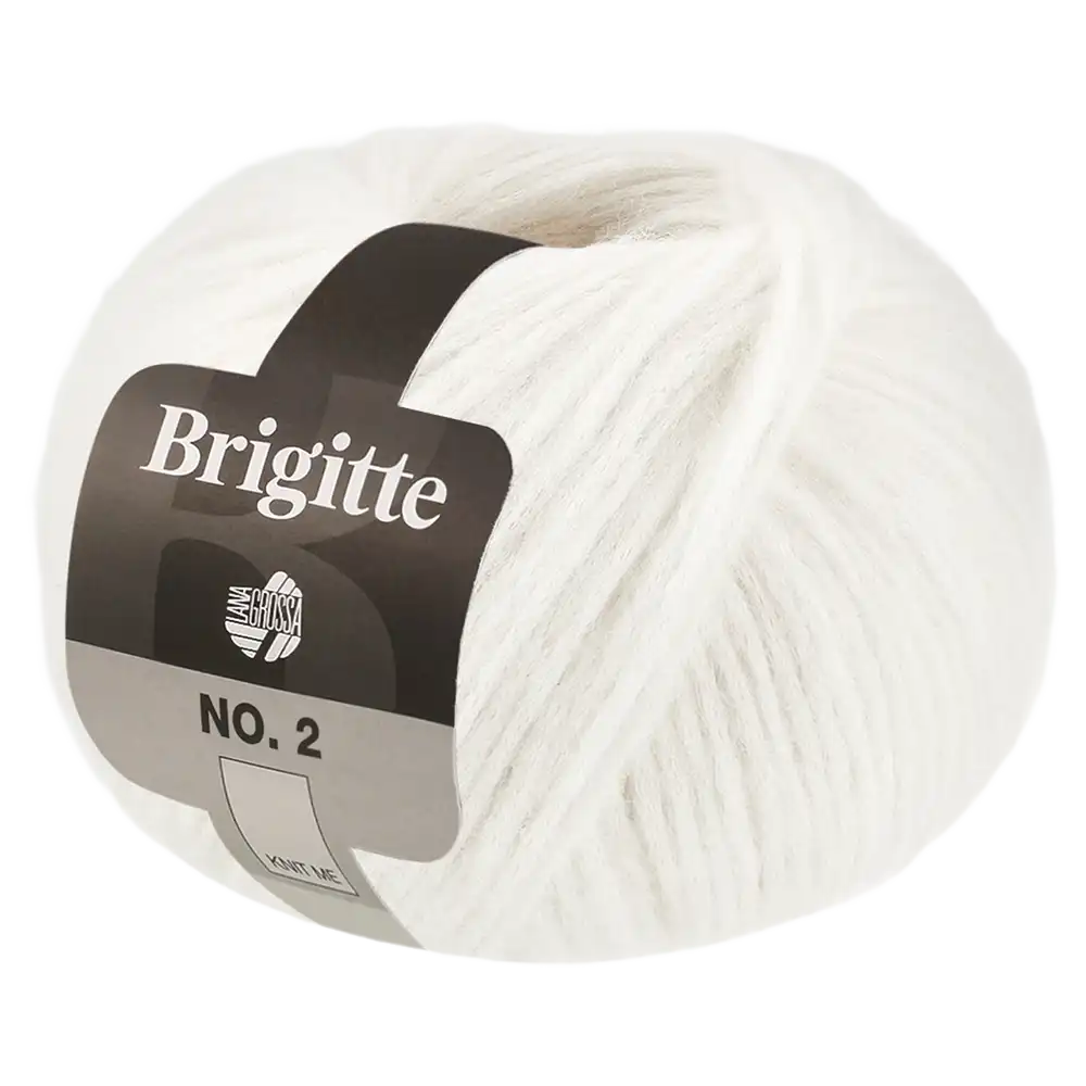 #Farbe_Lana Grossa Brigitte No. 2 | 80 Weiß