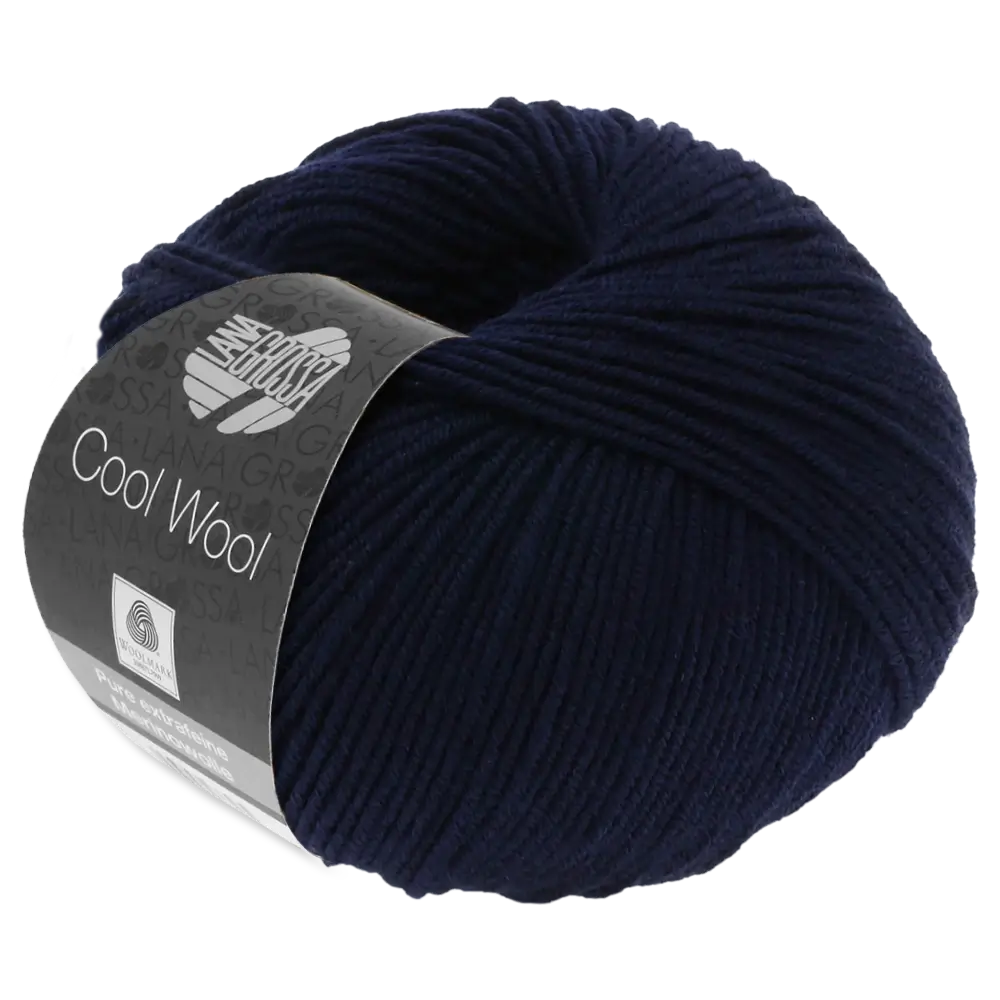 #Farbe_Lana Grossa Cool Wool | 414 Nachtblau
