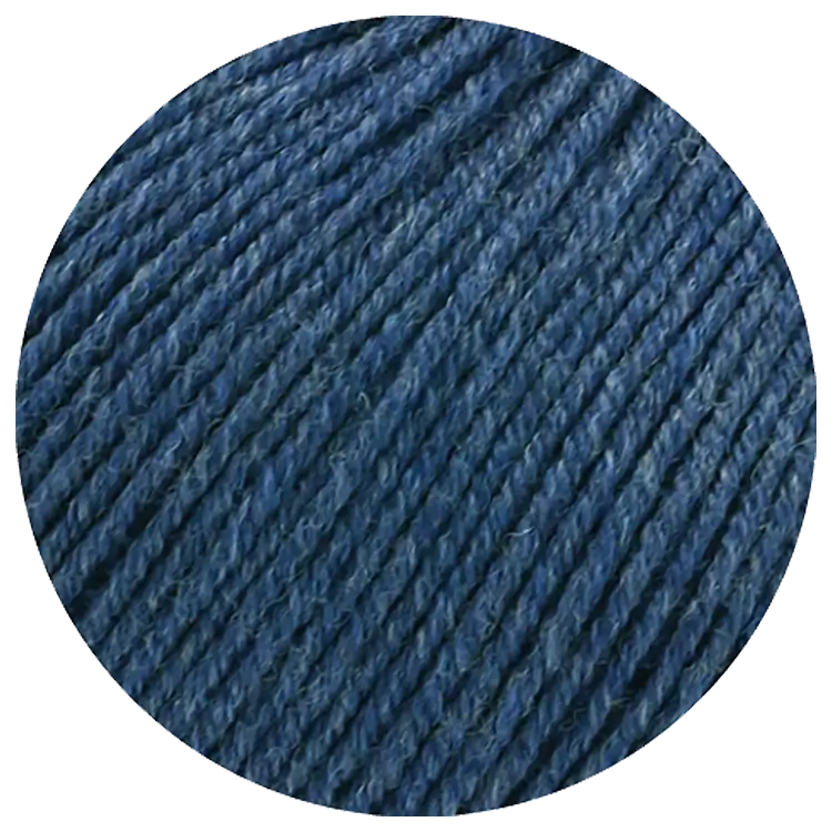 #Farbe_Lana Grossa Cool Wool | 490 Dunkelblau