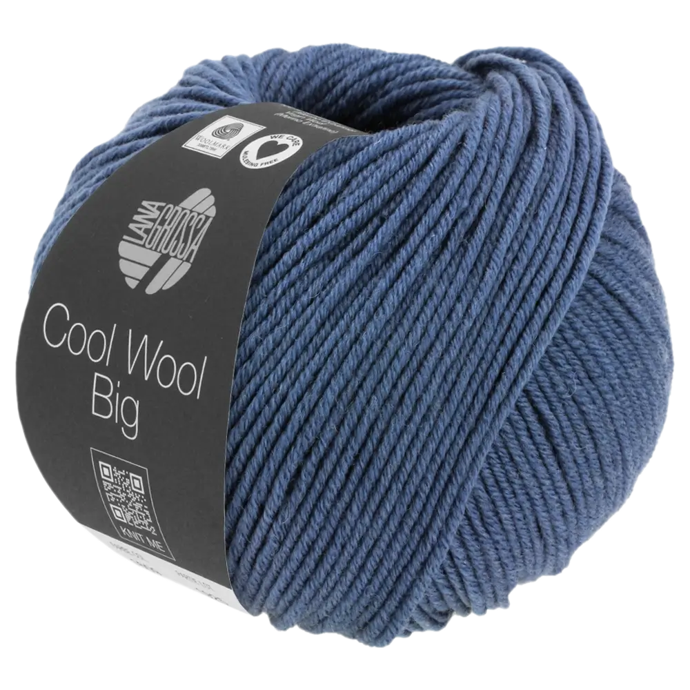 #Farbe_Lana Grossa Cool Wool Big | 1627 Blau meliert