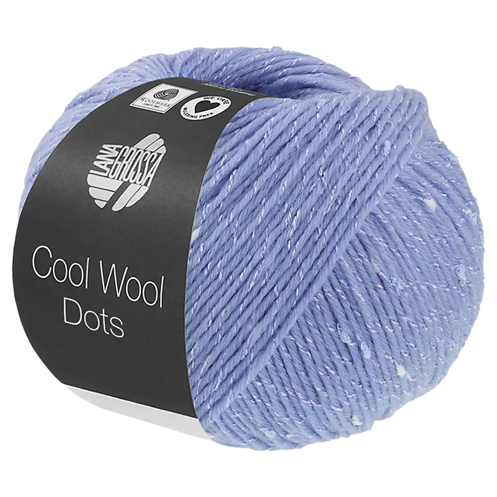 #Farbe_Lana Grossa Cool Wool Dots | 01 Hellblau