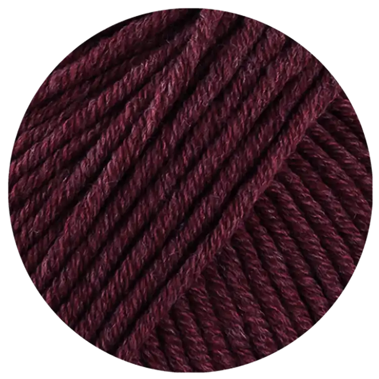 #Farbe_Lana Grossa Cool Wool Superbig Mélange | 221 Schwarzrot meliert