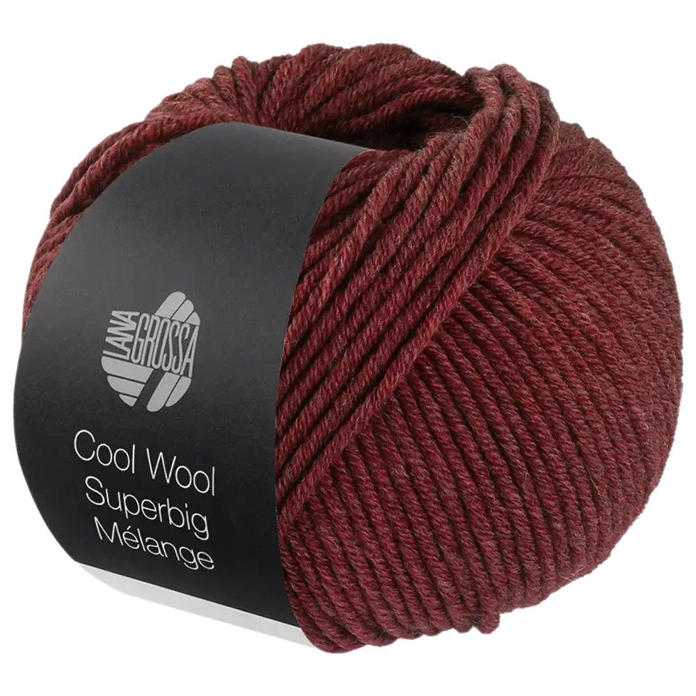 #Farbe_Lana Grossa Cool Wool Superbig Mélange | 222 Schokolade meliert