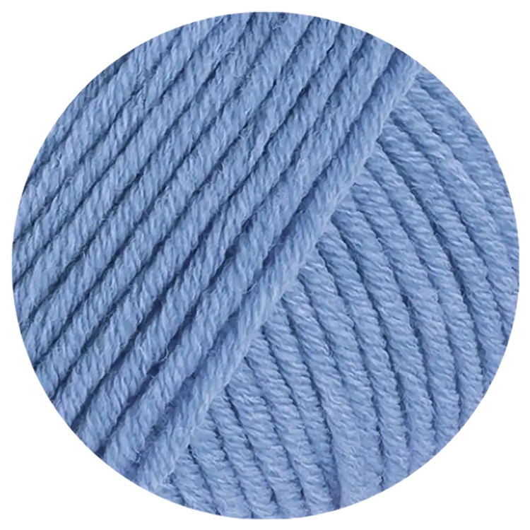#Farbe_Lana Grossa Cool Wool Superbig Mélange | 224 Himmelblau meliert