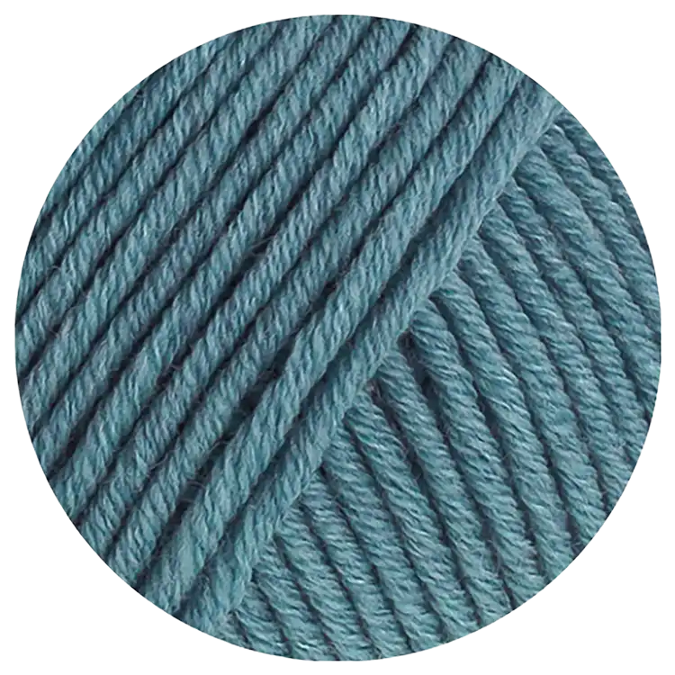 #Farbe_Lana Grossa Cool Wool Superbig Mélange | 227 Taubenblau meliert