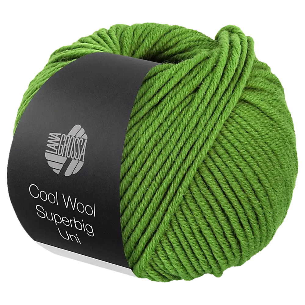 #Farbe_Lana Grossa Cool Wool Superbig Uni | 25 Maigrün
