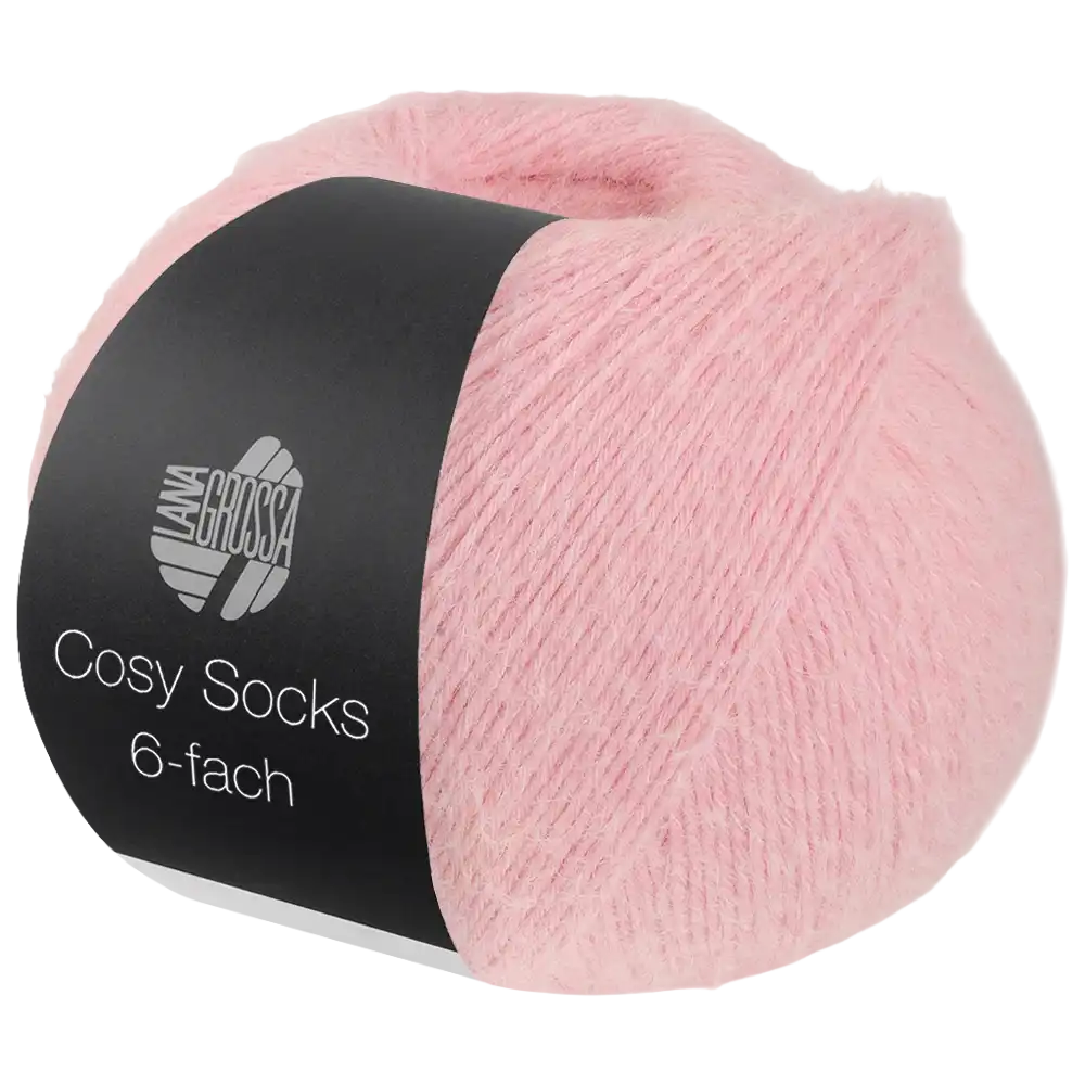 #Farbe_Lana Grossa Cosy Socks 6-fach | 1003 Rosé