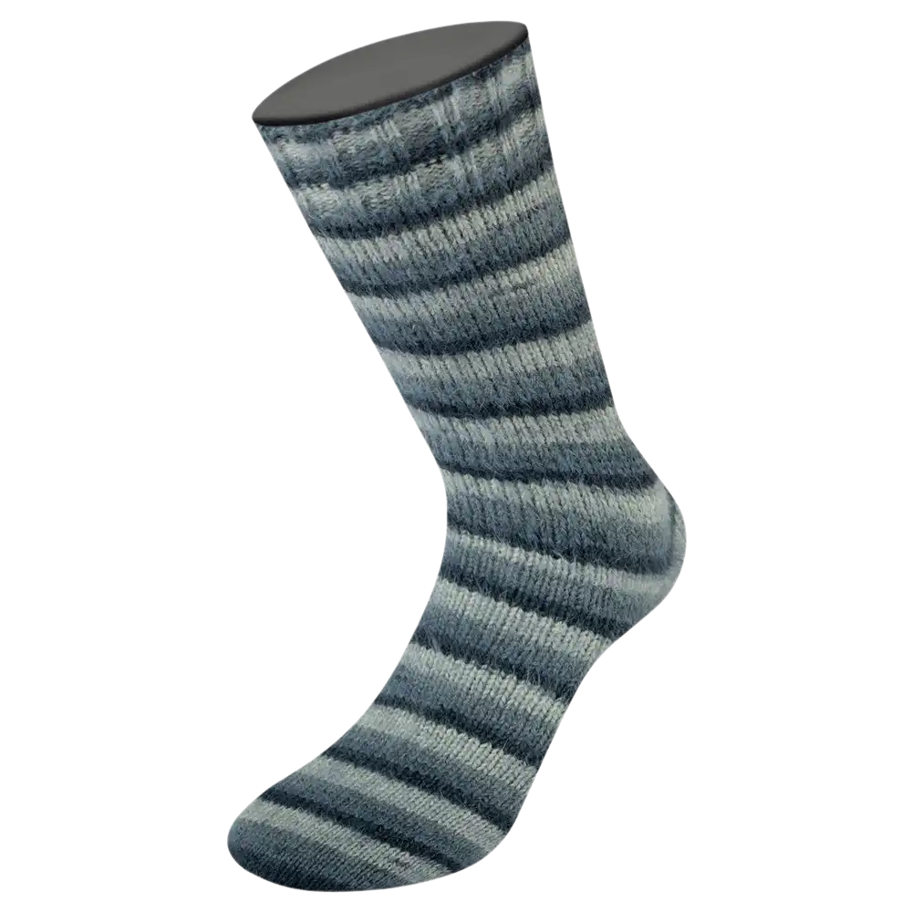 #Farbe_Lana Grossa Cosy Socks | 104 Anthrazit/Dunkel-/Maus-/Hellgrau