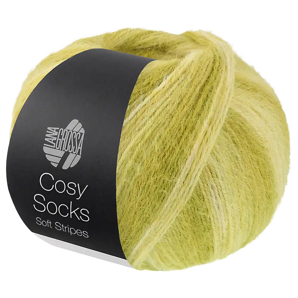 #Farbe_Lana Grossa Cosy Socks | 116 Limette/Pistazie/Helloliv
