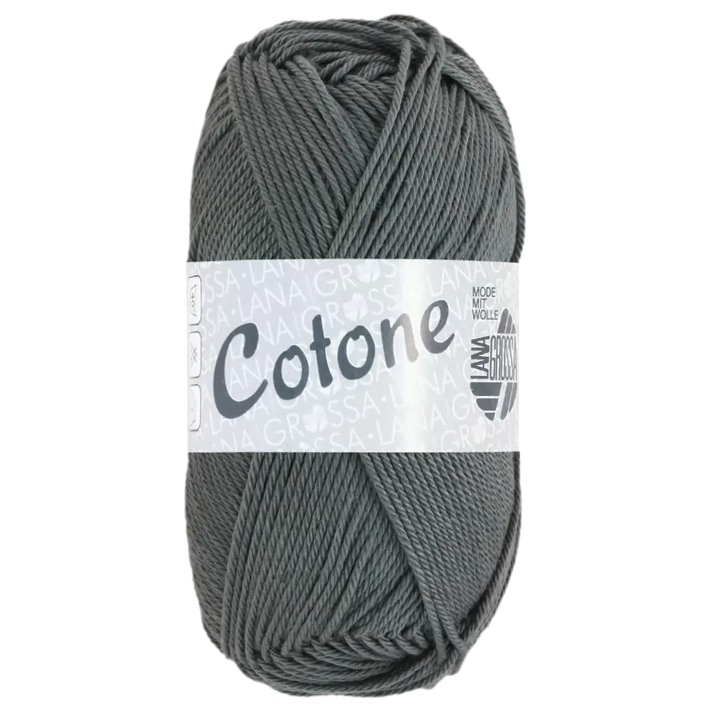 #Farbe_Lana Grossa Cotone | 114 Schiefergrau