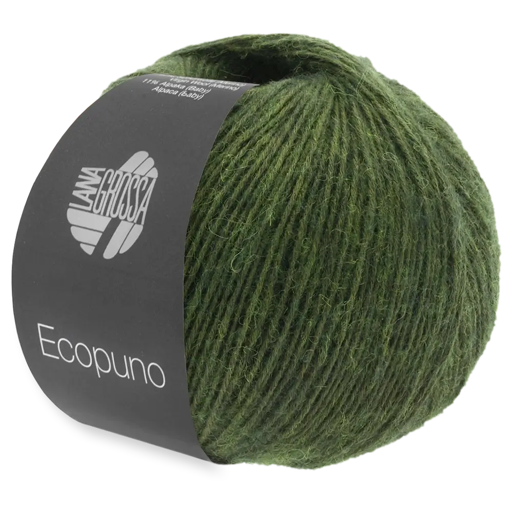 #Farbe_Lana Grossa Ecopuno | 01 Loden