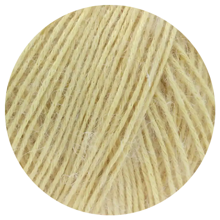 #Farbe_Lana Grossa Ecopuno | 228 Pastellgelb