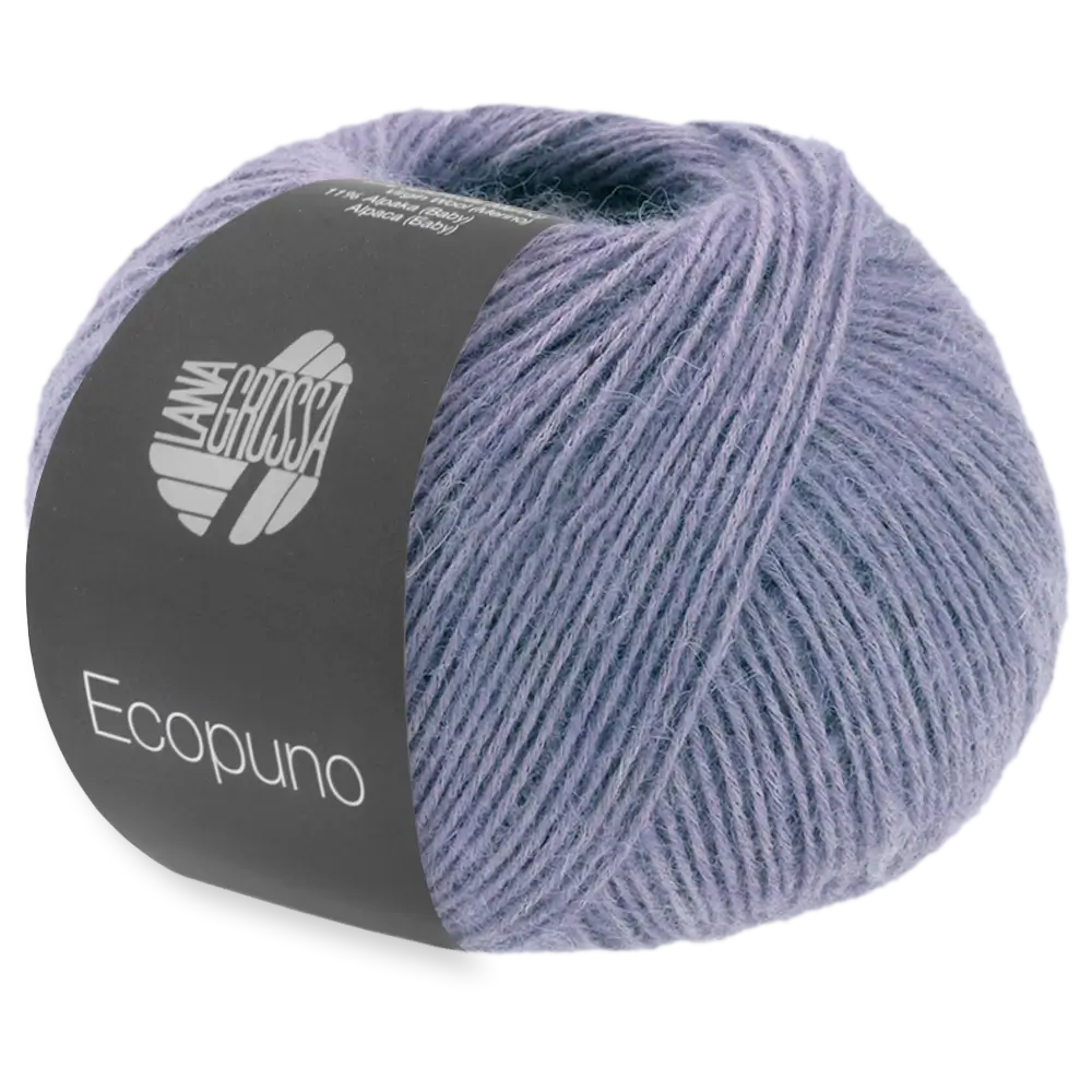#Farbe_Lana Grossa Ecopuno | 74 Veilchenblau