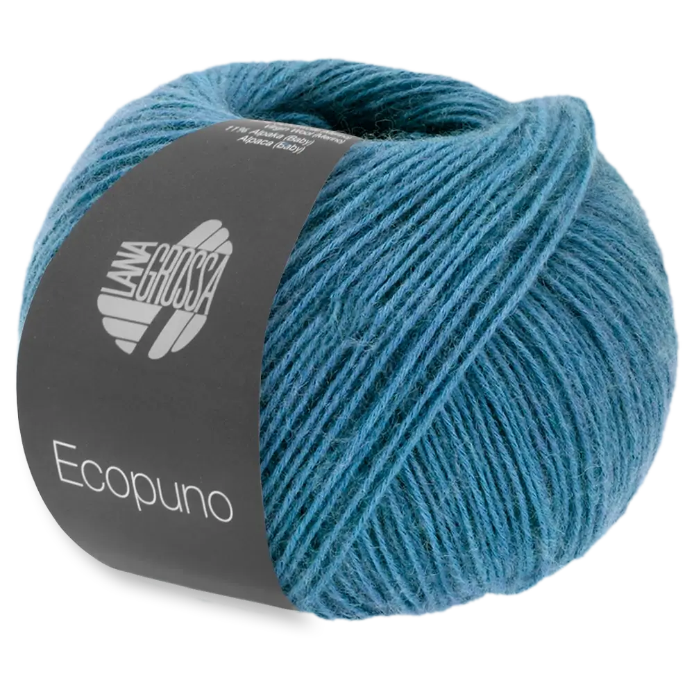 #Farbe_Lana Grossa Ecopuno | 76 Dunkelblau