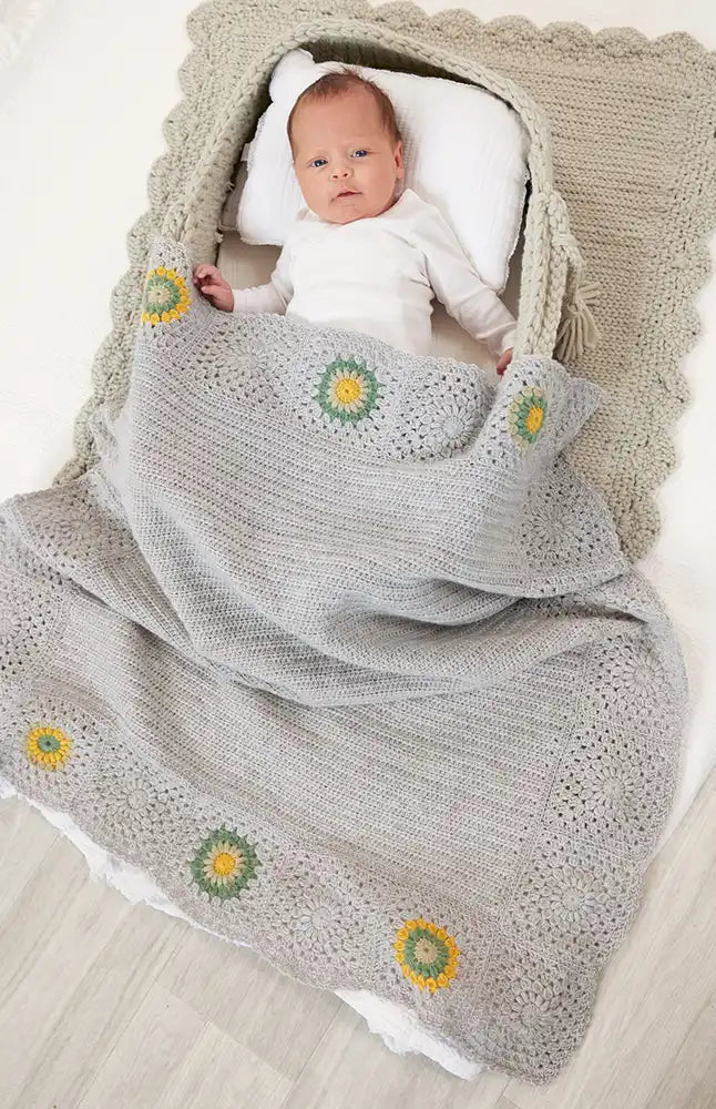 Babydecke I19M17 (Häkelset)
