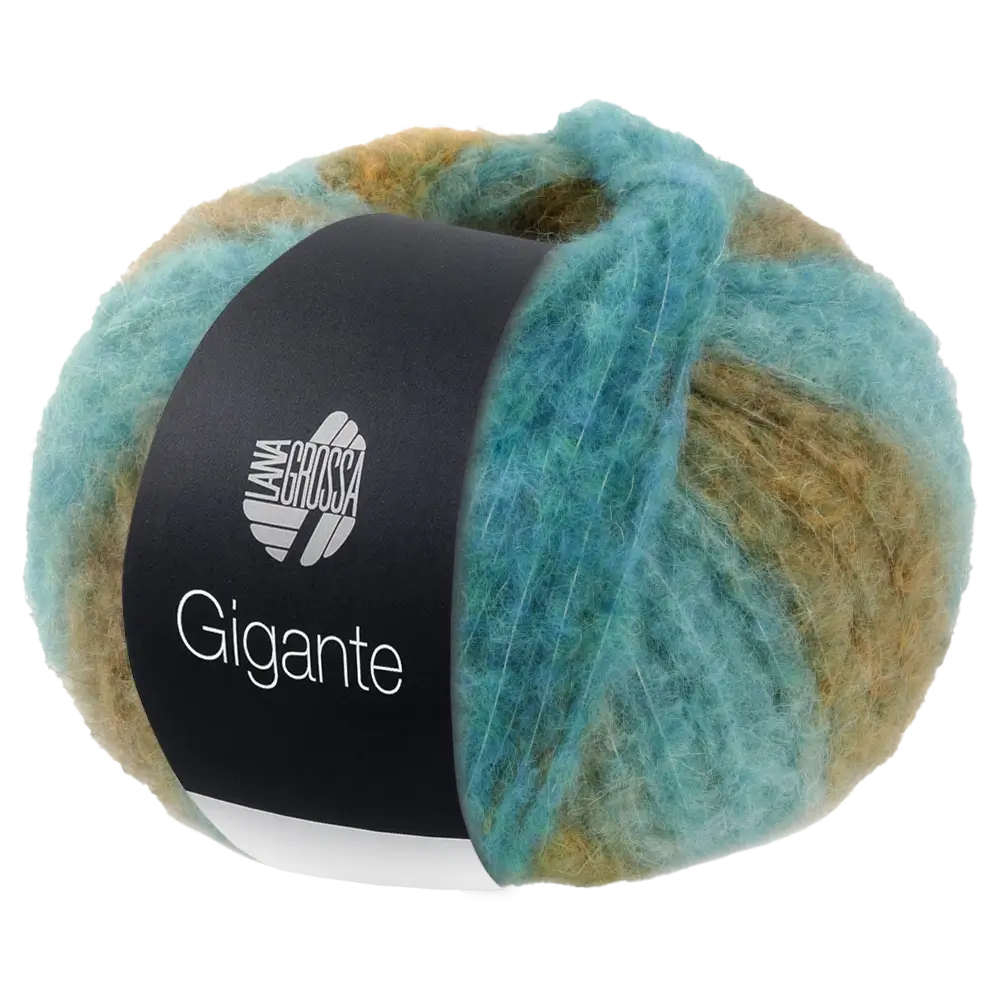 #Farbe_Lana Grossa Gigante | 08 Petrol/Seegrün/Olivgrün/Helloliv