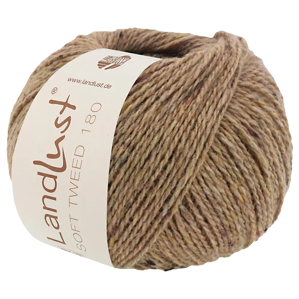 #Farbe_Lana Grossa Landlust Soft Tweed 180 | 109 Nougat meliert