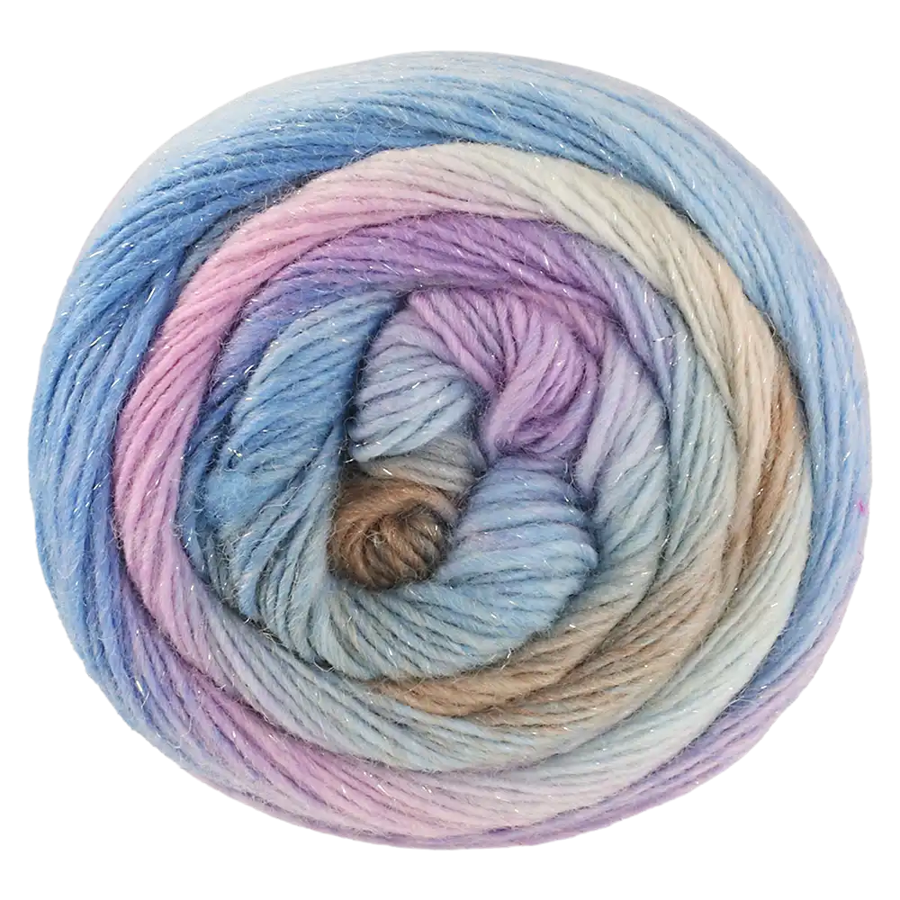#Farbe_Lana Grossa Meilenweit 100 Merino Color Mix Sparks | 7622
