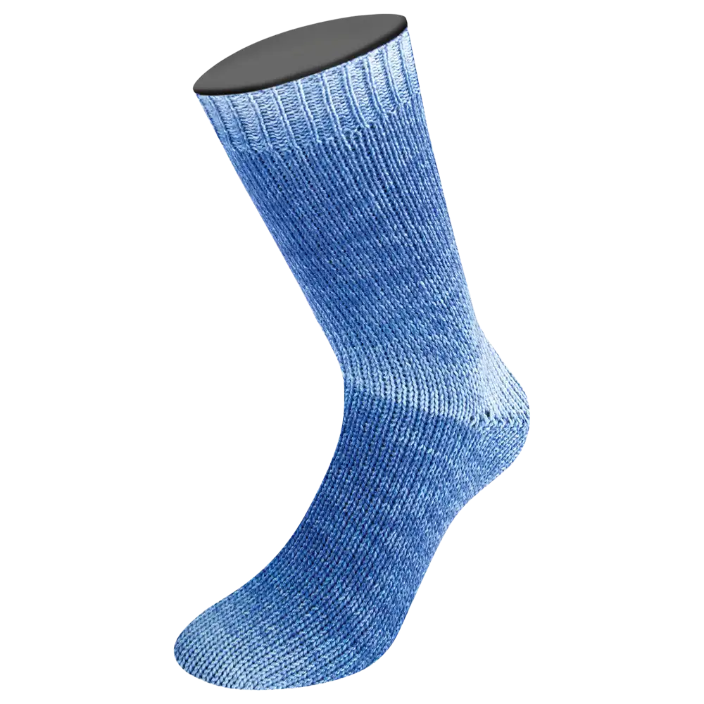 #Farbe_Lana Grossa Meilenweit 100 Woolycell Duo | 6005 Marine/Grau-/Hellblau
