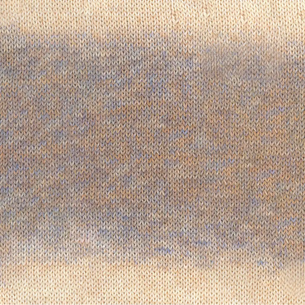 #Farbe_Lana Grossa Meilenweit 100 Woolycell Duo | 6009 Beige/Sandbeige/Grau