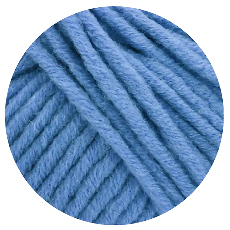 #Farbe_Lana Grossa Mille II | 160 Azurblau