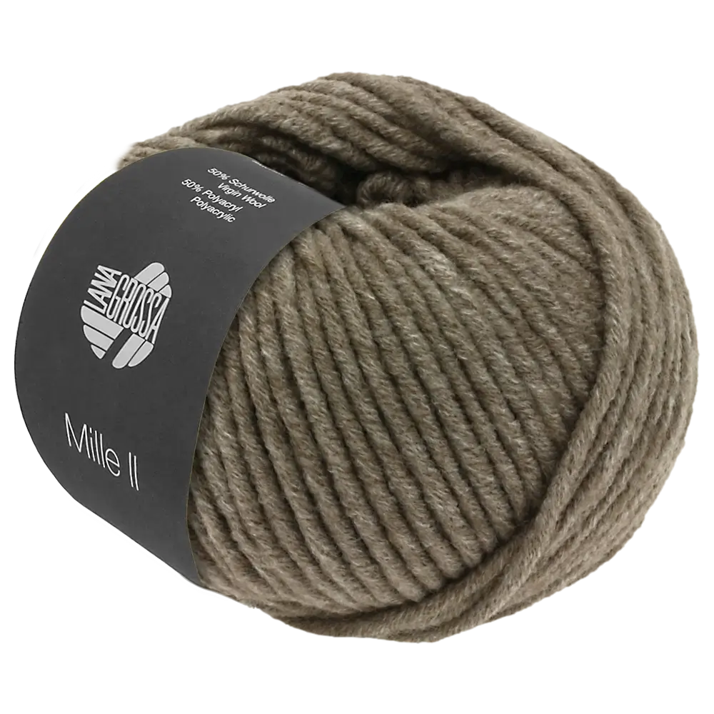#Farbe_Lana Grossa Mille II | 52 Taupe