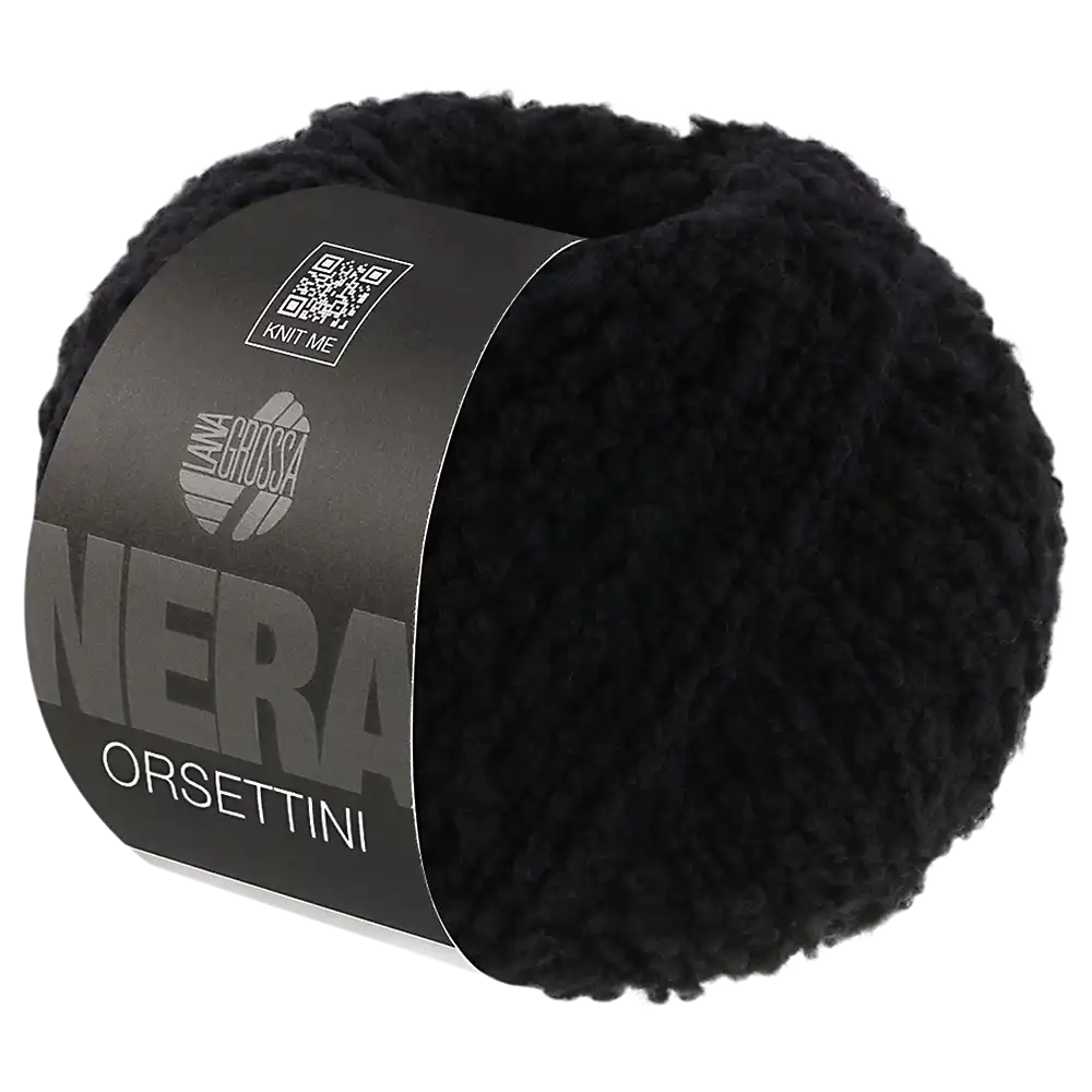 #Farbe_Lana Grossa Orsettini | 06 Schwarz