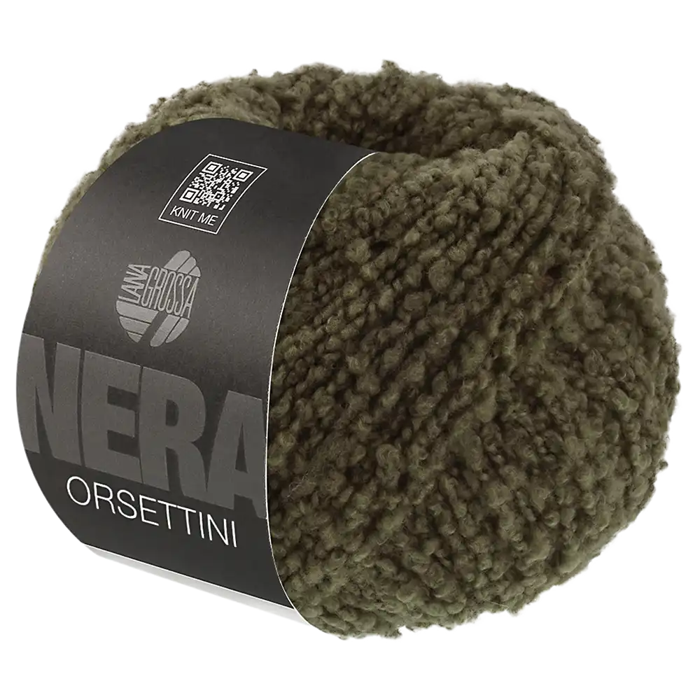 #Farbe_Lana Grossa Orsettini | 13 Dunkles Graugrün