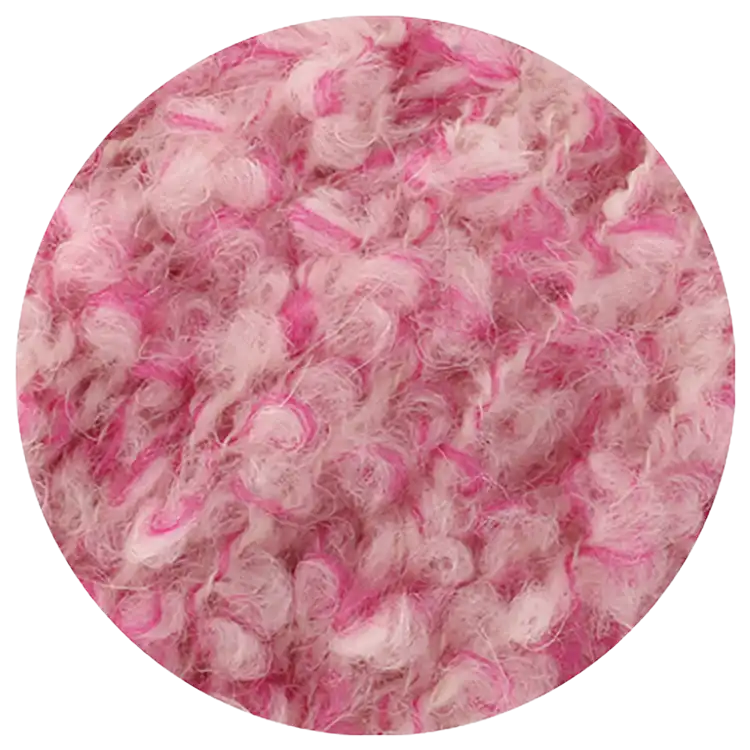 #Farbe_Lana Grossa Orsetto | 101 Pink-Rohweiß