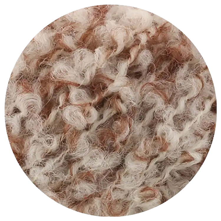 #Farbe_Lana Grossa Orsetto | 104 Braun-Rohweiß