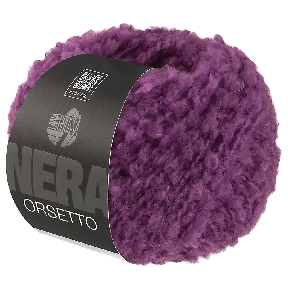 #Farbe_Lana Grossa Orsetto | 20 Pflaumenblau