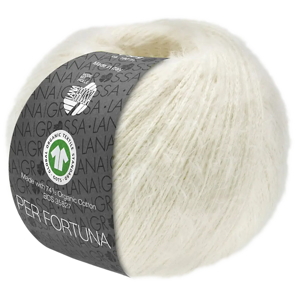 #Farbe_Lana Grossa Per Fortuna | 08 Ecru