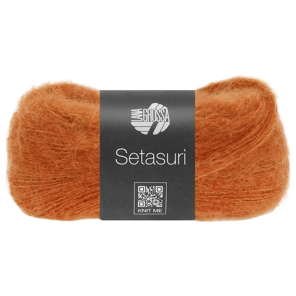#Farbe_Lana Grossa Setasuri | 63 Rostorange