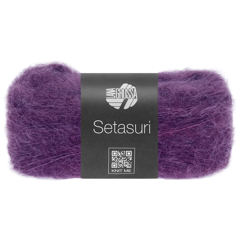 #Farbe_Lana Grossa Setasuri | 64 Dunkelviolett