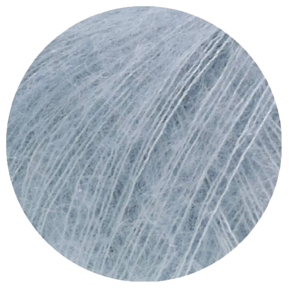 #Farbe_Lana Grossa Silkhair | 196 Graublau
