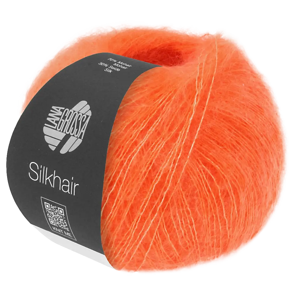 #Farbe_Lana Grossa Silkhair | 207 Lachsorange