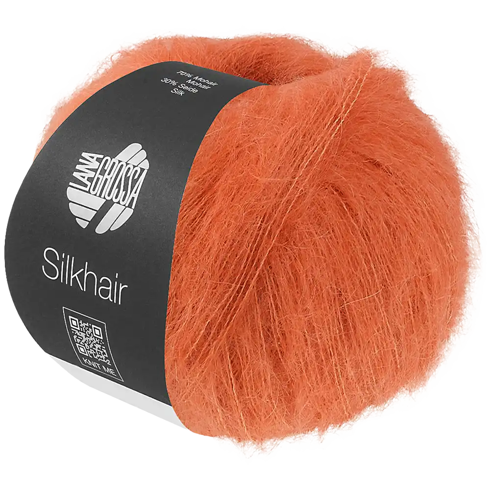 #Farbe_Lana Grossa Silkhair | 228 Lachsorange