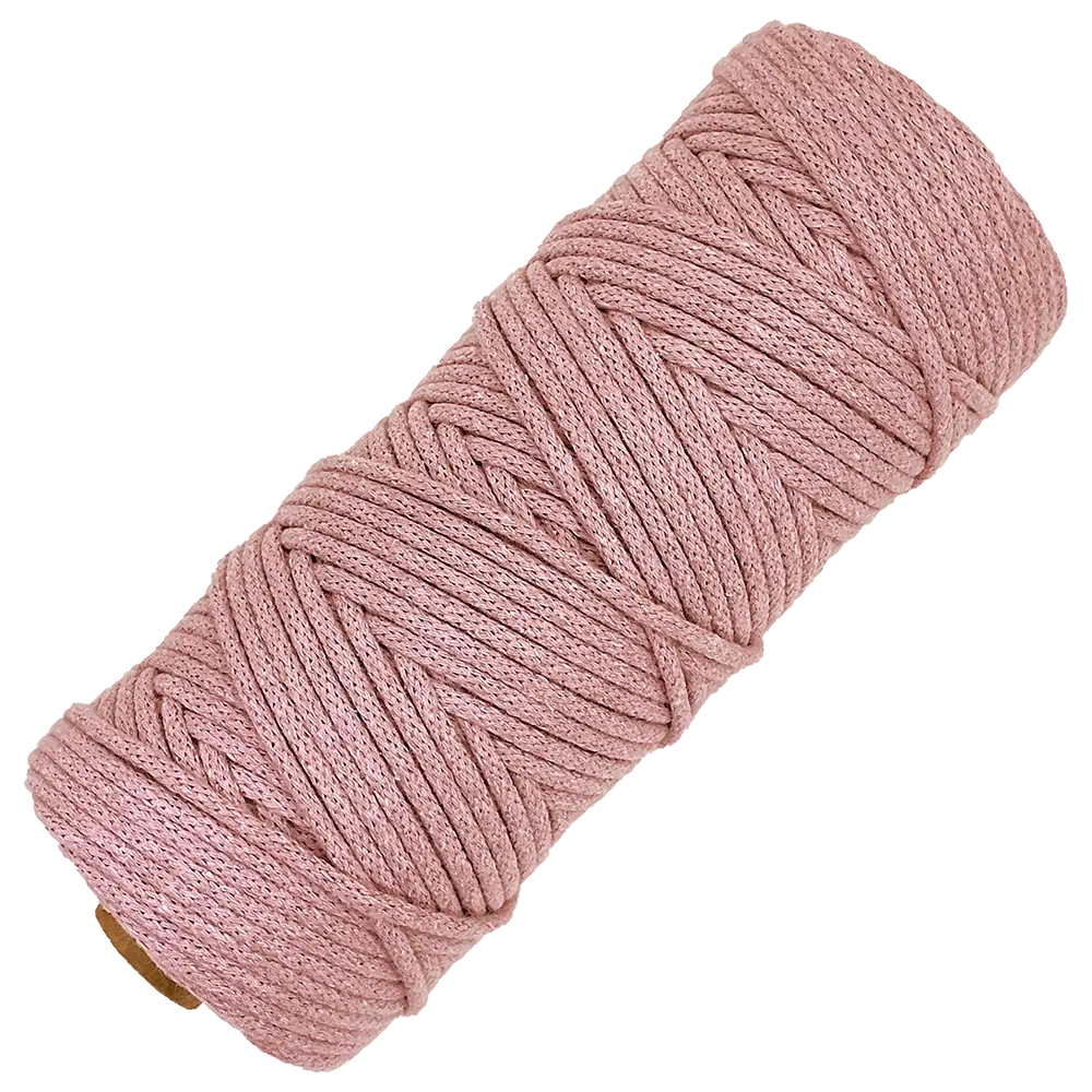 #Farbe_Lowiczanka Baumwollkordel Ø 3 mm | 045 Altrosa