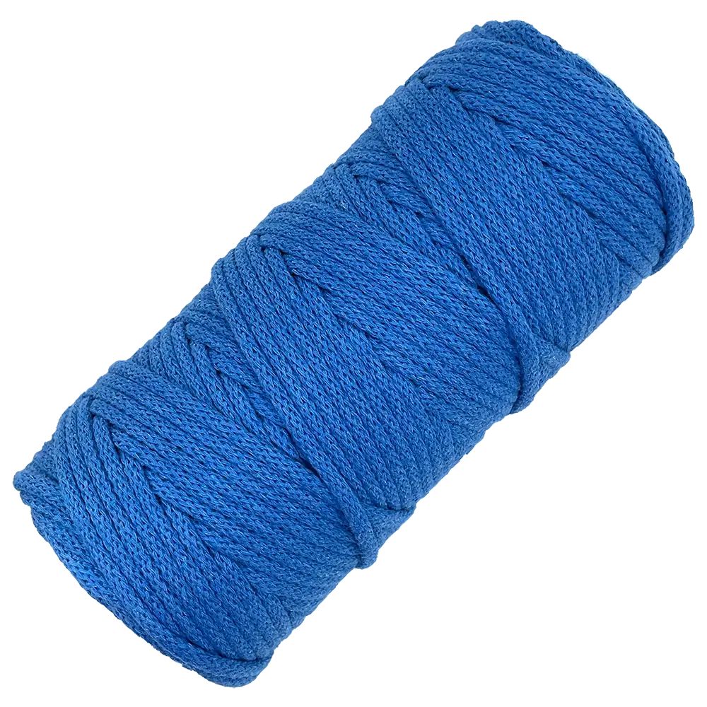 #Farbe_Lowiczanka Baumwollkordel Ø 5 mm | 008 Blau