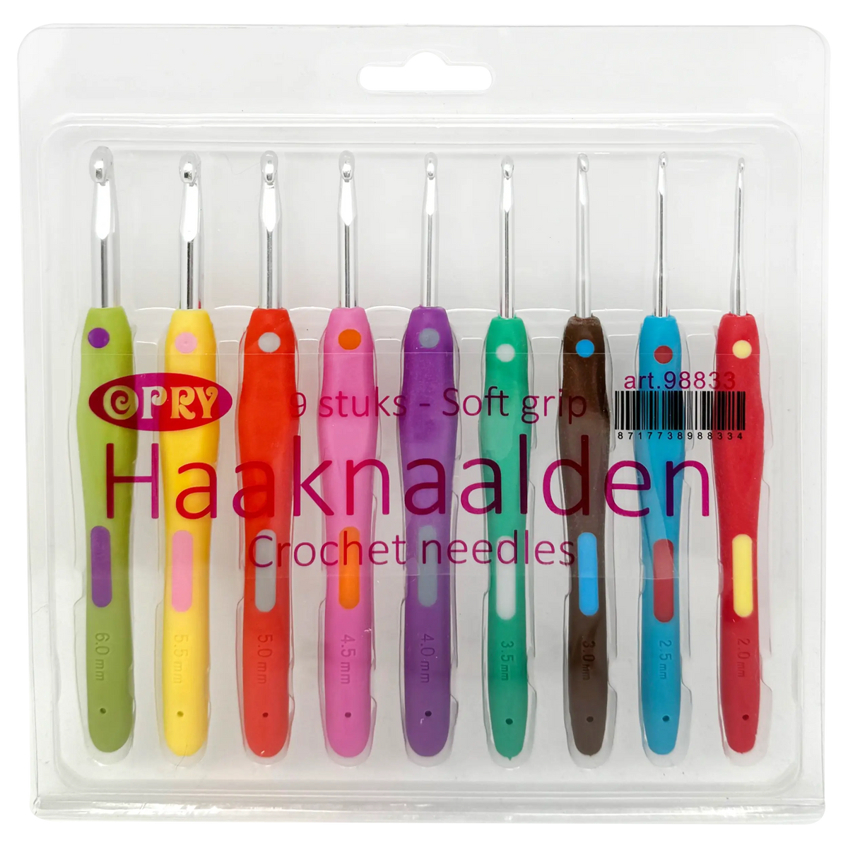 Häkelnadel-Set Softgriff