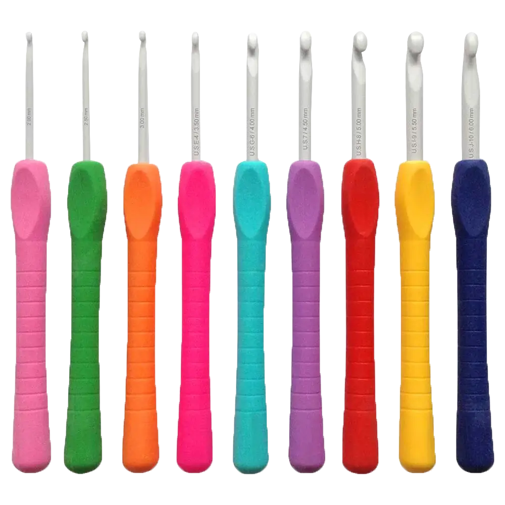 Easy Grip Häkelnadel-Set 9-teilig