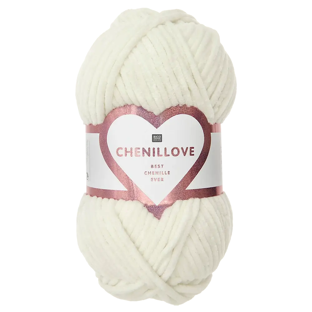 #Farbe_Rico Design Chenillove | 001 Creme
