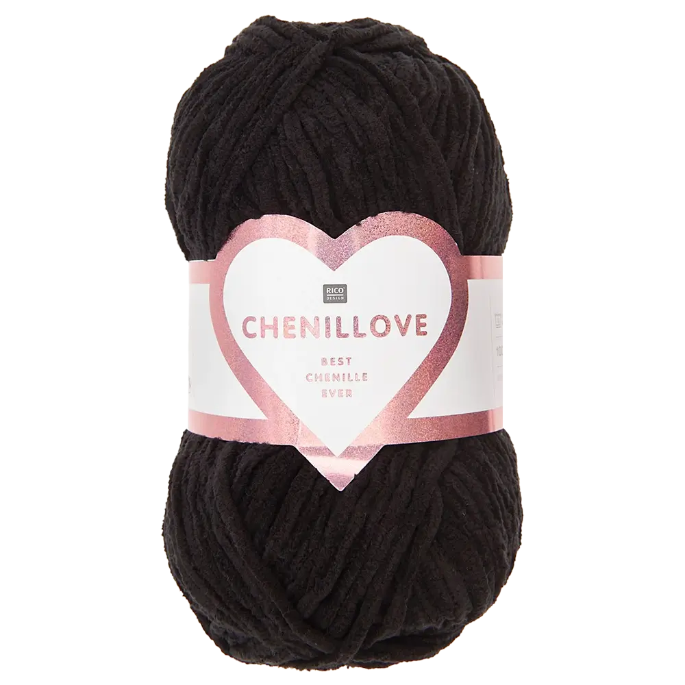#Farbe_Rico Design Chenillove | 014 Schwarz