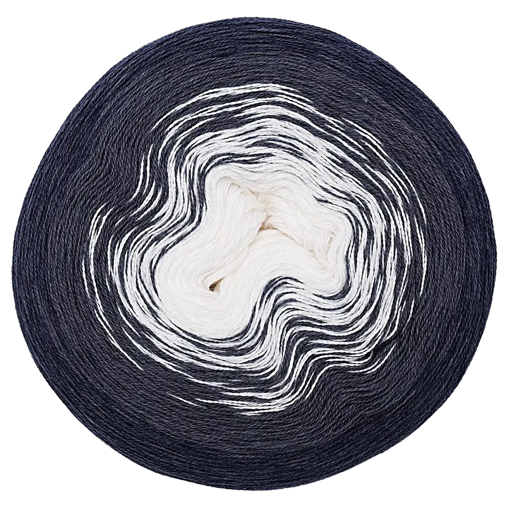 #Farbe_Rico Design Creative Cotton Dégradé | 008 Marine-Weiß