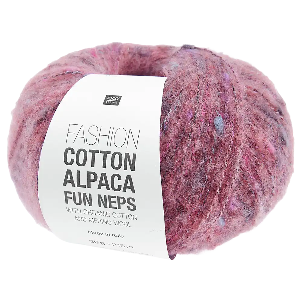 #Farbe_Rico Design Fashion Cotton Alpaca Fun Neps | 003 Beere
