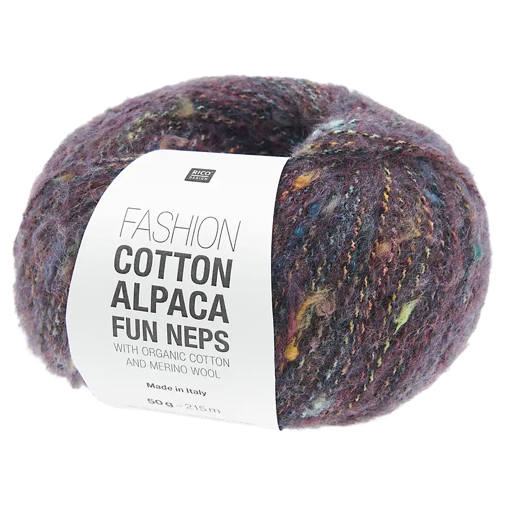 #Farbe_Rico Design Fashion Cotton Alpaca Fun Neps | 004 Lila